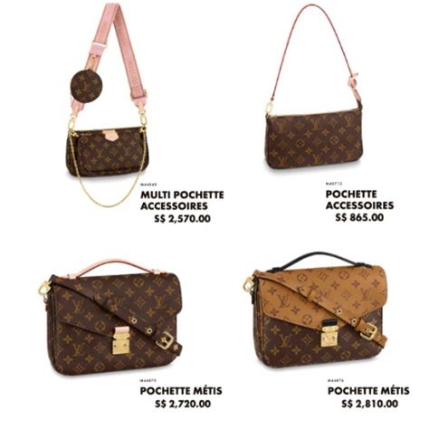 louis vuitton prices singapore|singapore lv price list.